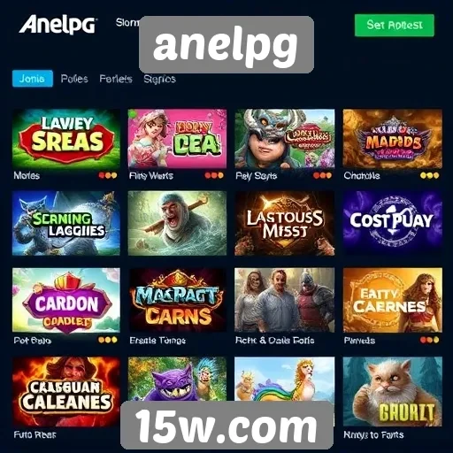 análise de jogabilidade nos títulos disponíveis no anelpg